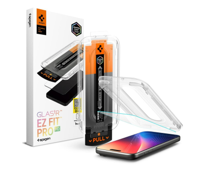 Szkło i folia ochronna SPIGEN Glas.Tr ”Ez Fit Pro” do Iphone 16 Pro / 17 / 17 Pro Clear 8800283312294